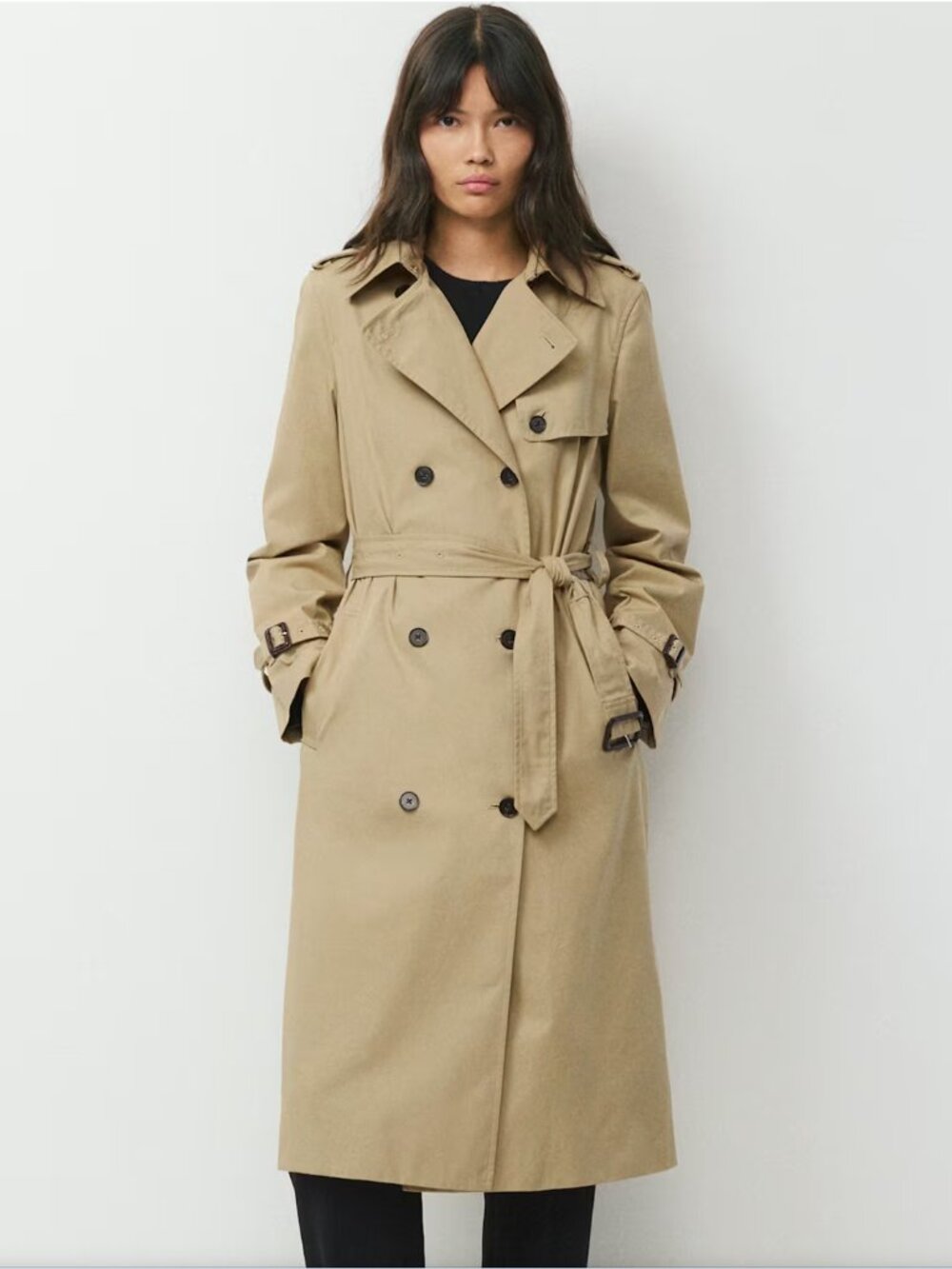 NWT New Aritizia Finch Trench Wicker Tan XS